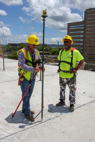 Robotic total stations prove the right solution on downtown Birmingham bridge project.