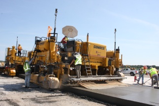 GNSS technology helps turn nearly 30 acres of Hurlburt Field wetlands into prime parking space for newly arriving aircraft.