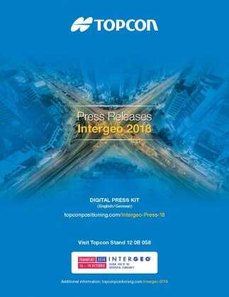 Topcon Digital Press Kit &ndash; Intergeo 2018