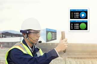 Topcon introduces new heads-up display for hands-free construction layout