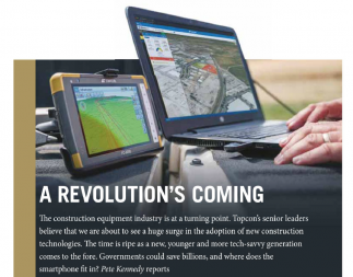 A revolution in construction technology&rsquo;s coming