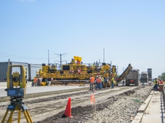Topcon announces robotic-based system for concrete paving