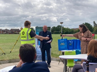 Topcon Supports COYO DEC Survey  School Launch at Cronton College