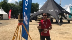 Peter Lepezel, responsable produit laser et topographie de France Blindage Topographie