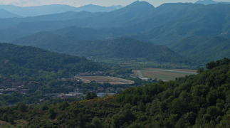 Um aeroporto em alta