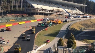 Un rabotage de grande pr&eacute;cision pour le Circuit de Spa-Francorchamps